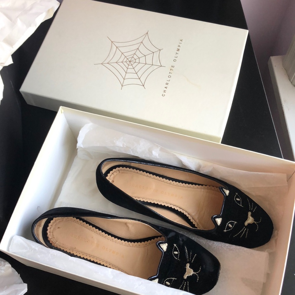 Charlotte Olympia kitty flats Sz. 38
